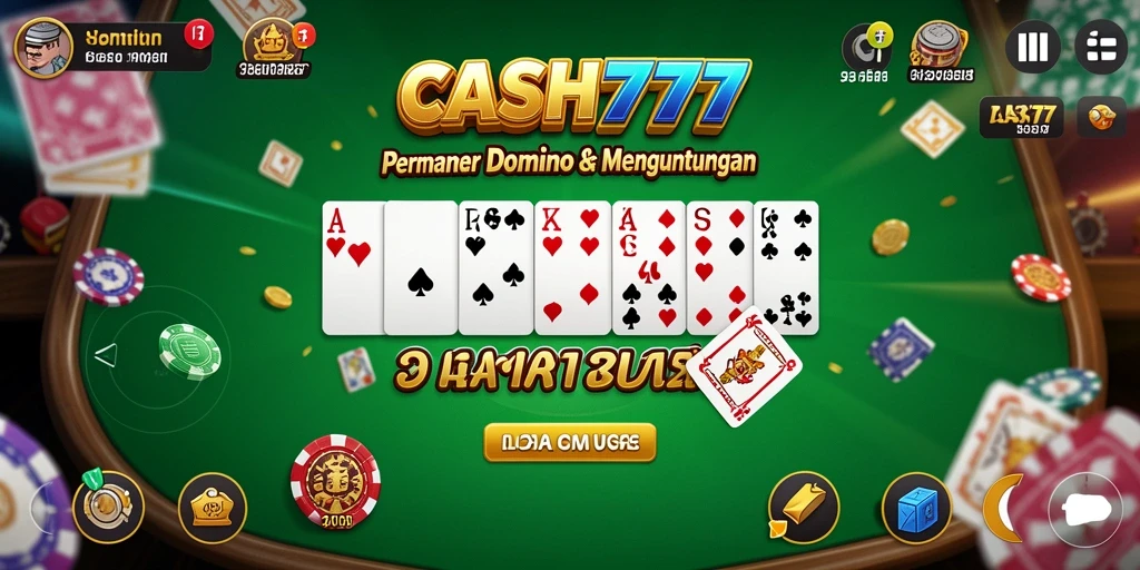 Gameplay seru dalam aplikasi Domino CASH777.