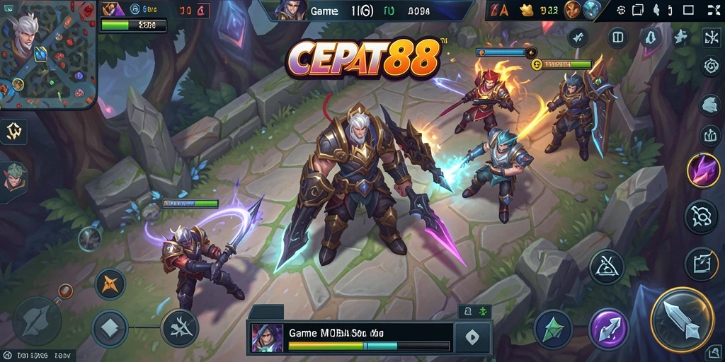Tampilan gameplay seru dan strategis di CEPAT88.