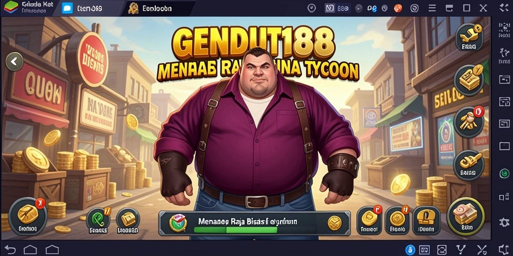 Tampilan menarik gameplay Tycoon dalam GENDUT188.