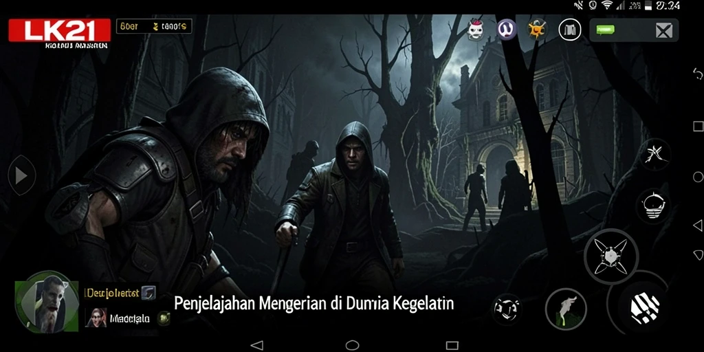 Tangkapan layar gameplay menampilkan suasana Horror yang mencekam.