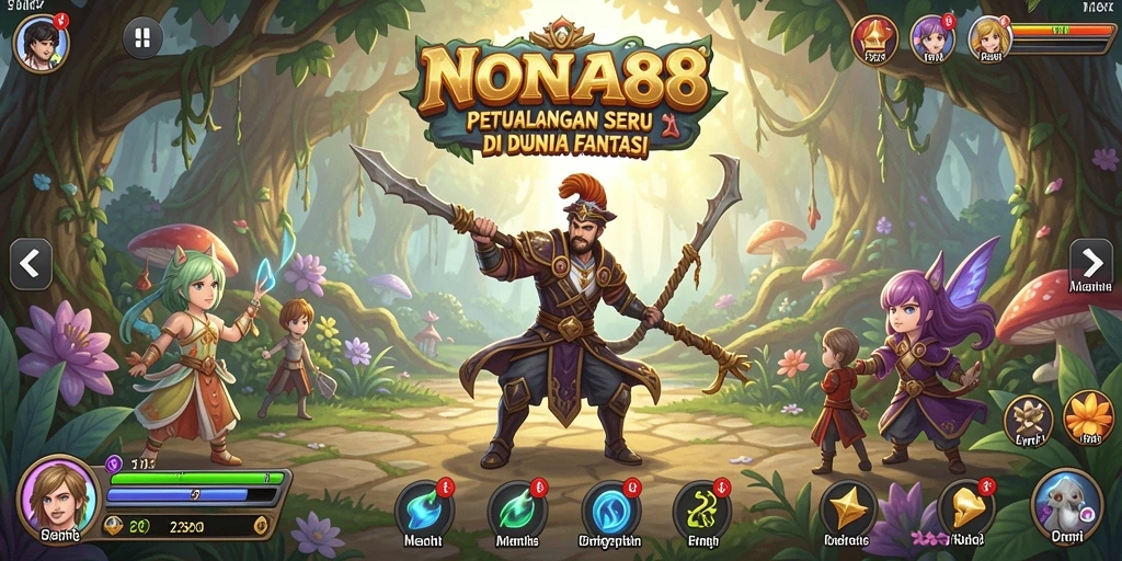 Tampilan gameplay NONA88 yang menarik dan penuh petualangan.
