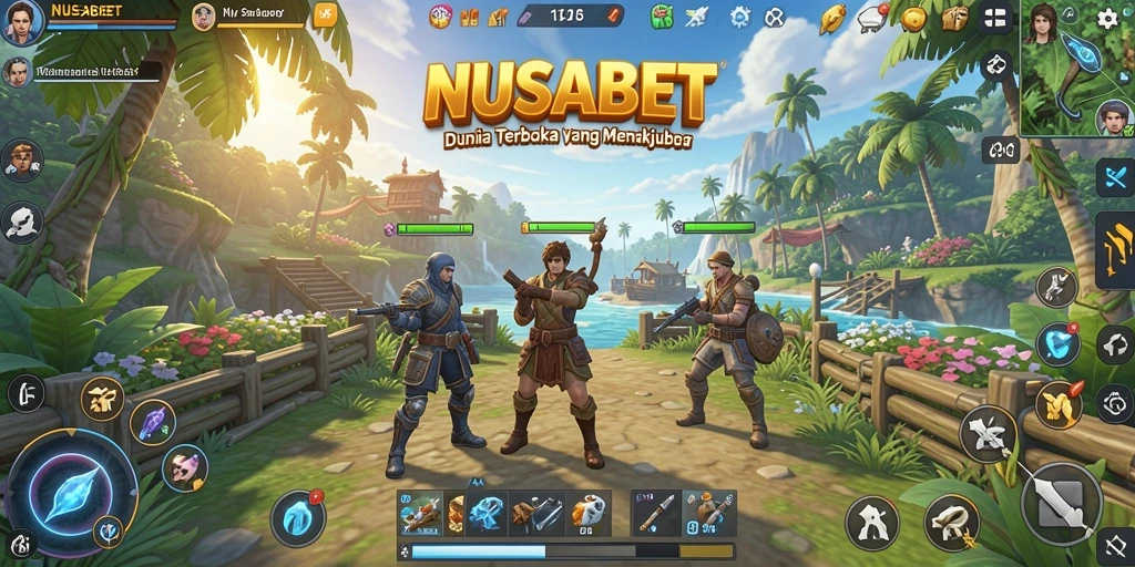 Tampilan menarik dari gameplay Open World NUSABET.