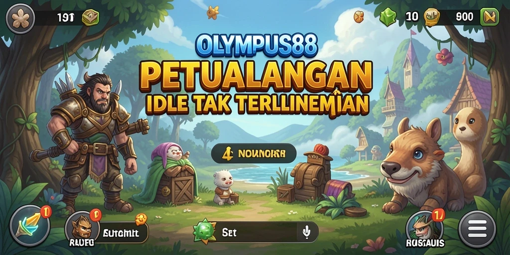 Tampilan gameplay menakjubkan dari OLYMPUS88 yang menunjukkan aksi Idle yang mengasyikkan.