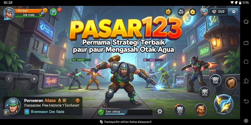 Tampilan gameplay PASAR123 dengan berbagai strategi yang diimplementasikan.