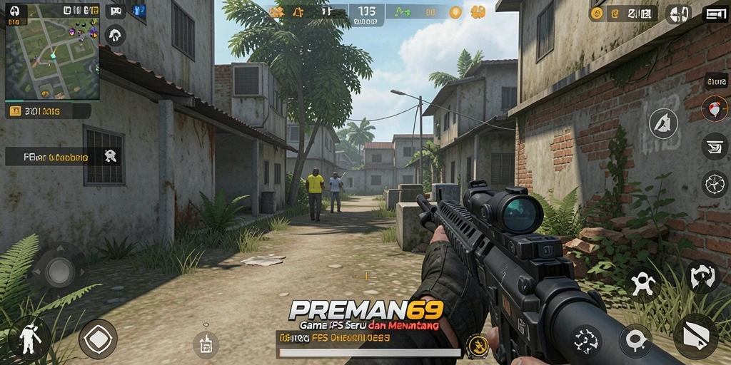 Gameplay menegangkan dan seru di PREMAN69 dengan grafis menawan.