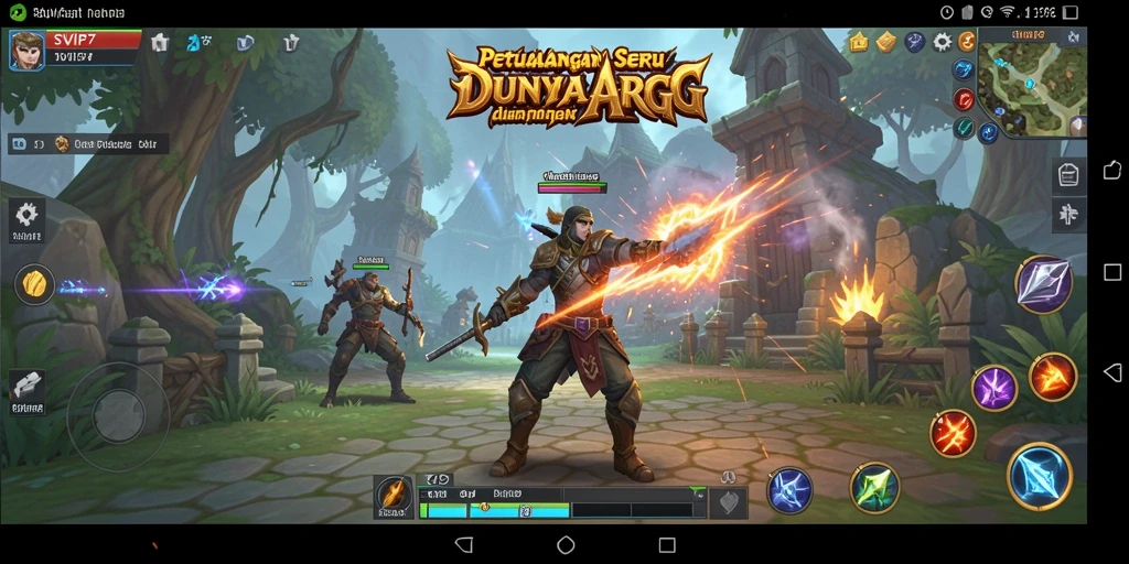 Gameplay seru dan penuh aksi dalam SVIP7 dengan berbagai karakter dan musuh.