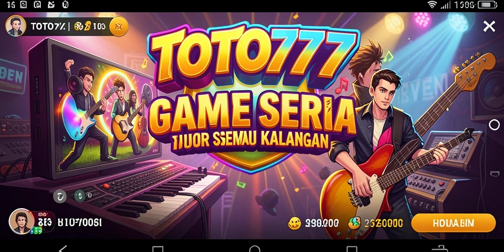Tampilan gameplay TOTO777 yang penuh warna dan interaktif.