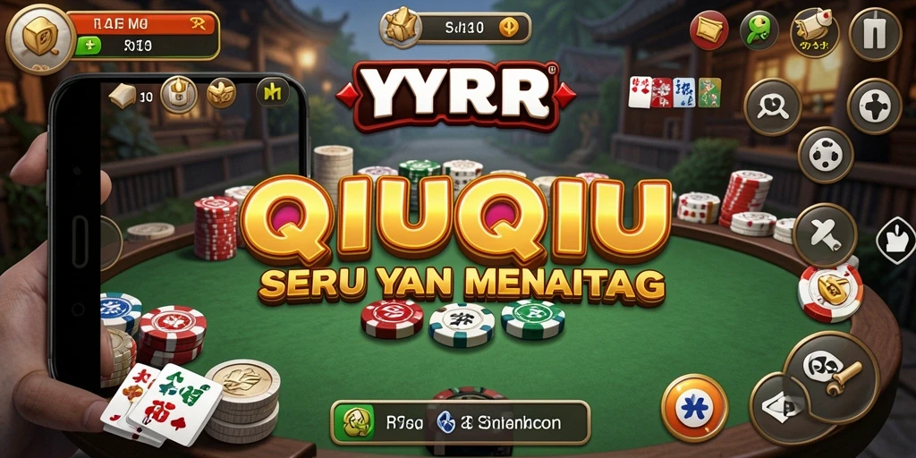 Tangkapan layar permainan QiuQiu yang menarik dan interaktif.
