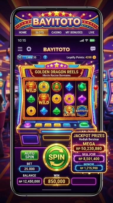 Pengguna menikmati pengalaman aplikasi yang aman di bayitoto.